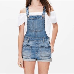 Adirondack Short Overalls in Isley Wash-small